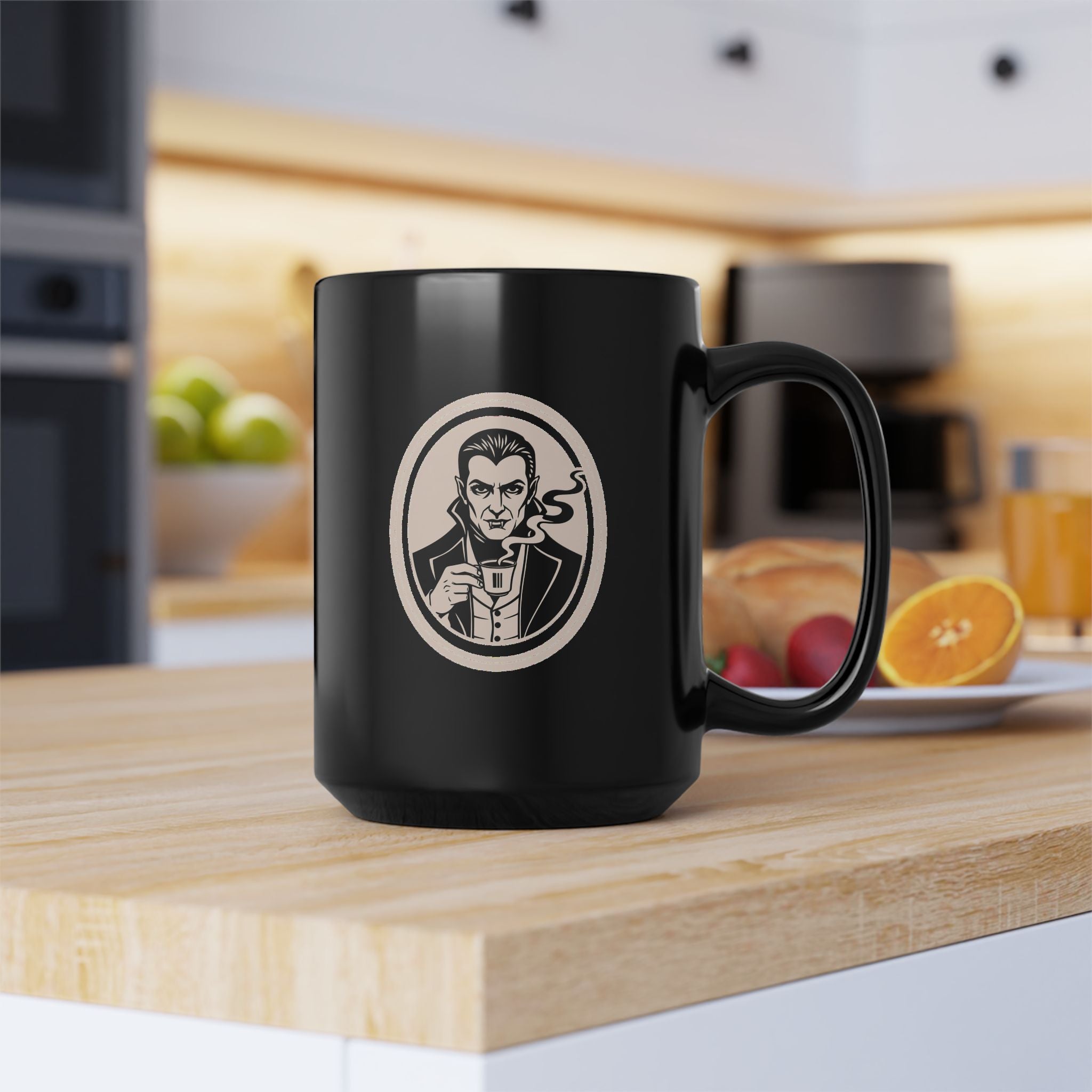 Black Coffee Mug
