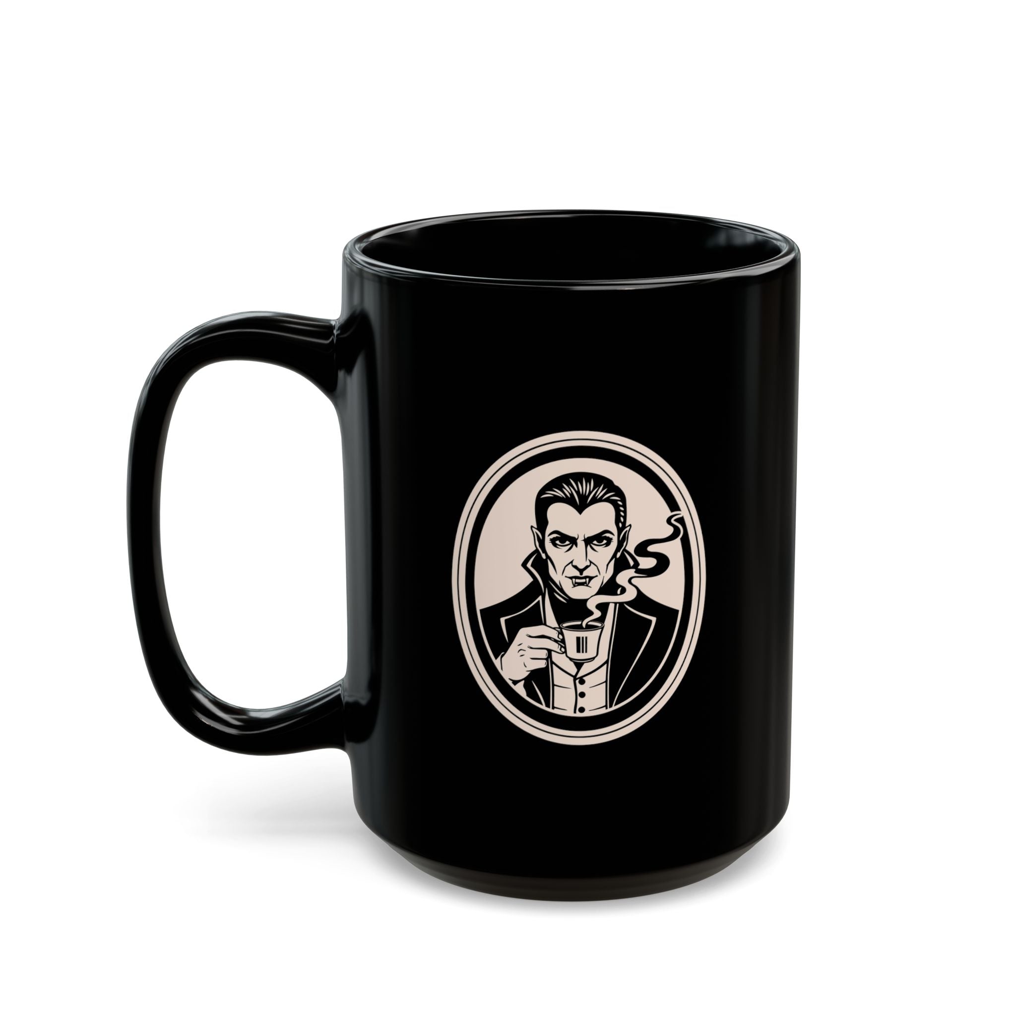 Black Coffee Mug