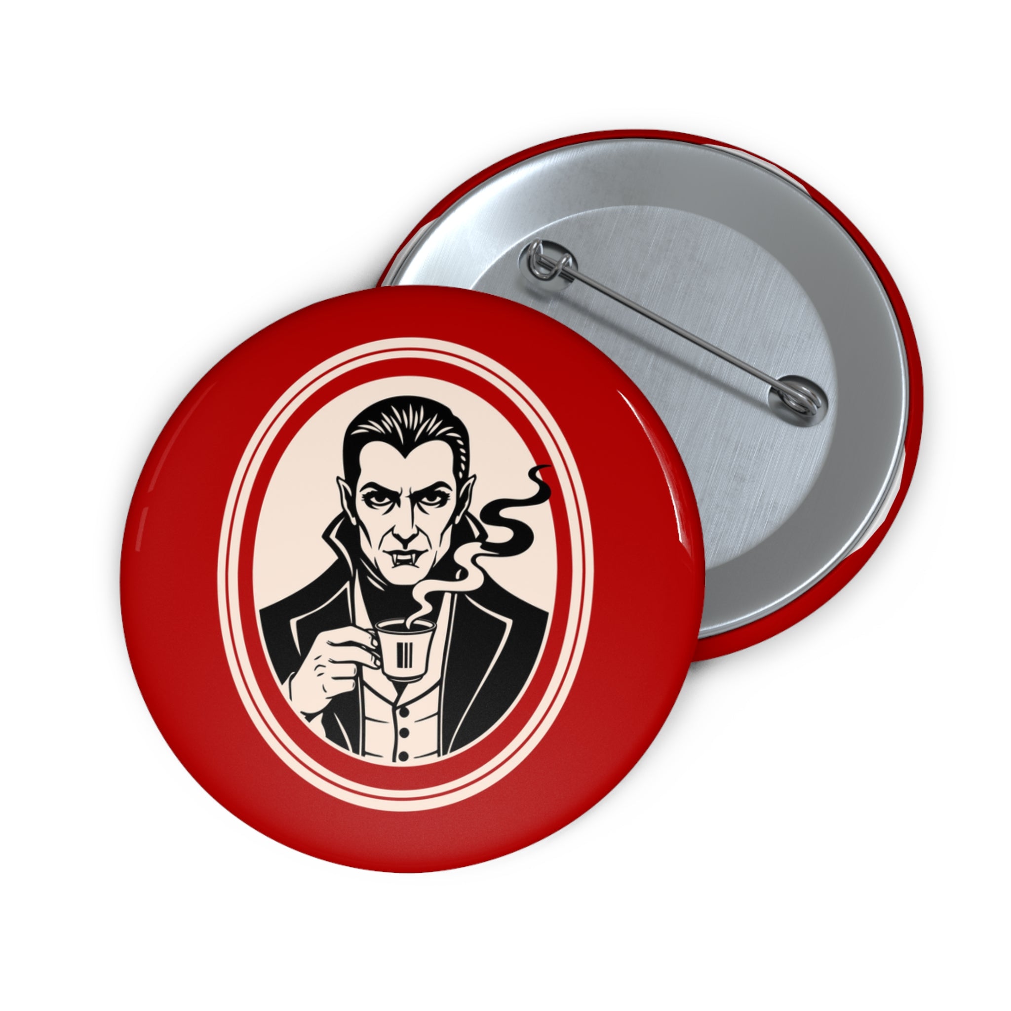 Coffee Pin Button