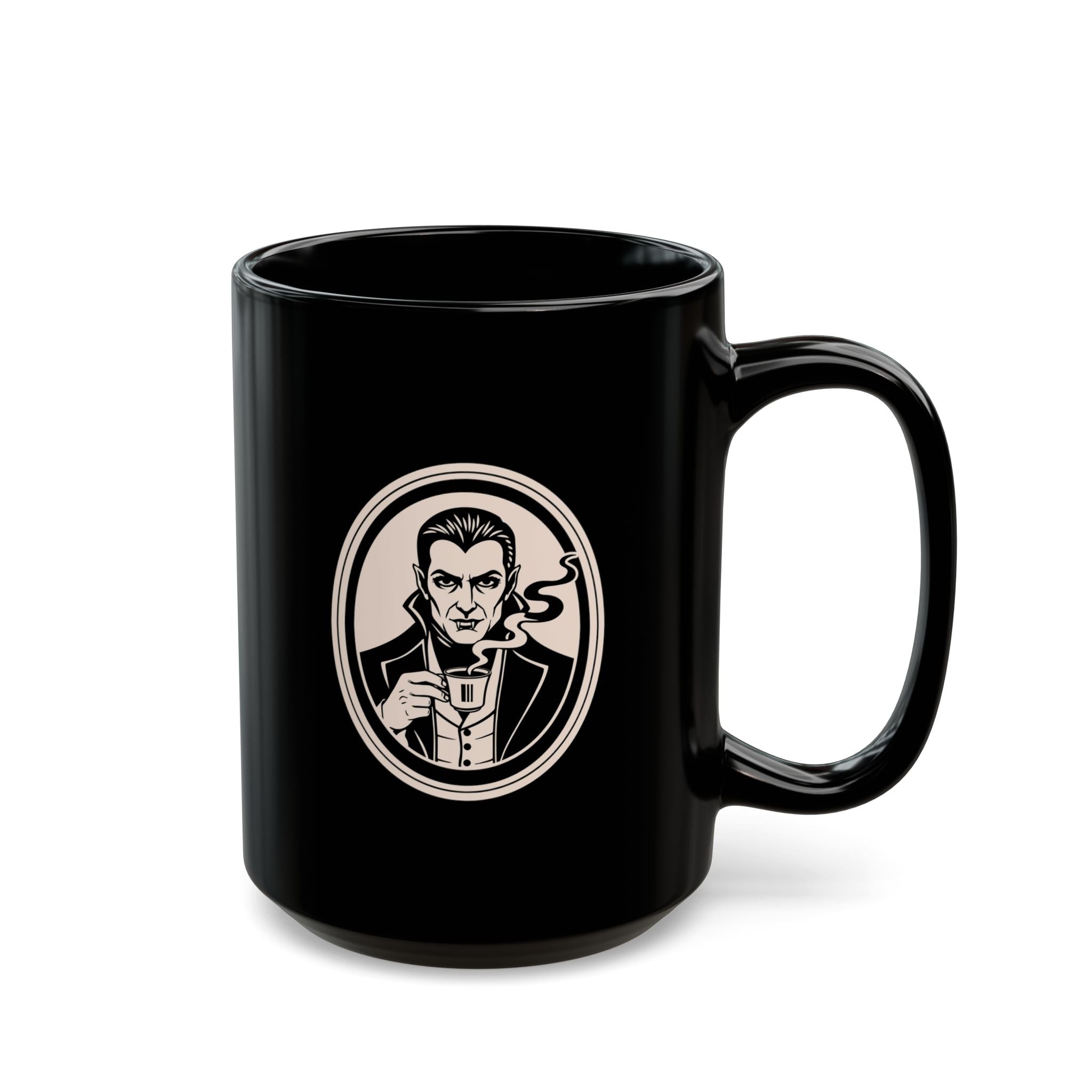 Black Coffee Mug