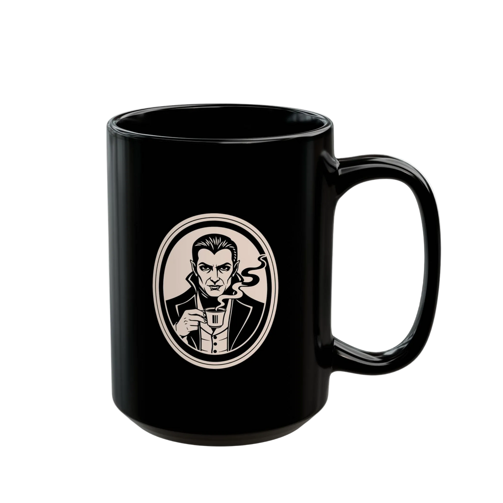 Black Coffee Mug