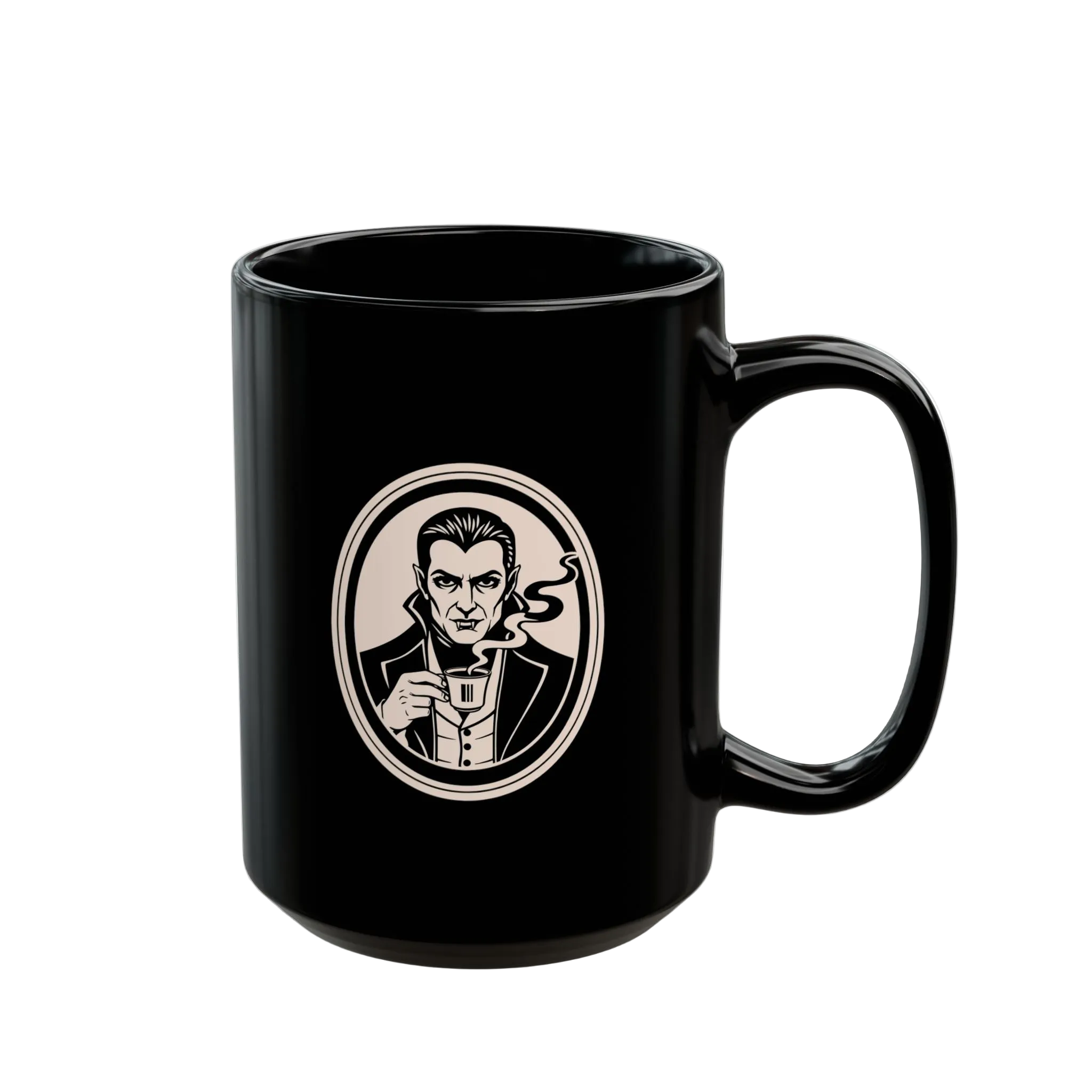Black Coffee Mug