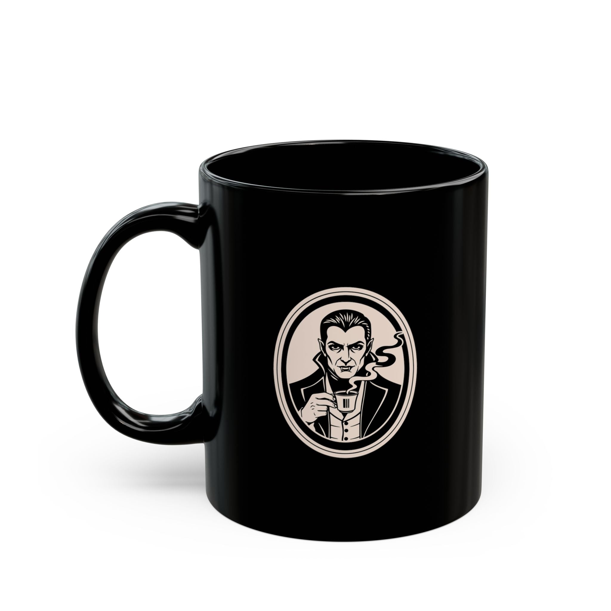 Black Coffee Mug